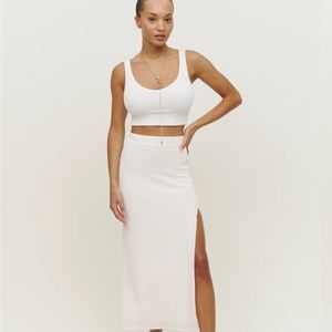 Reformation Sean Two Piece MIDI in White size Small